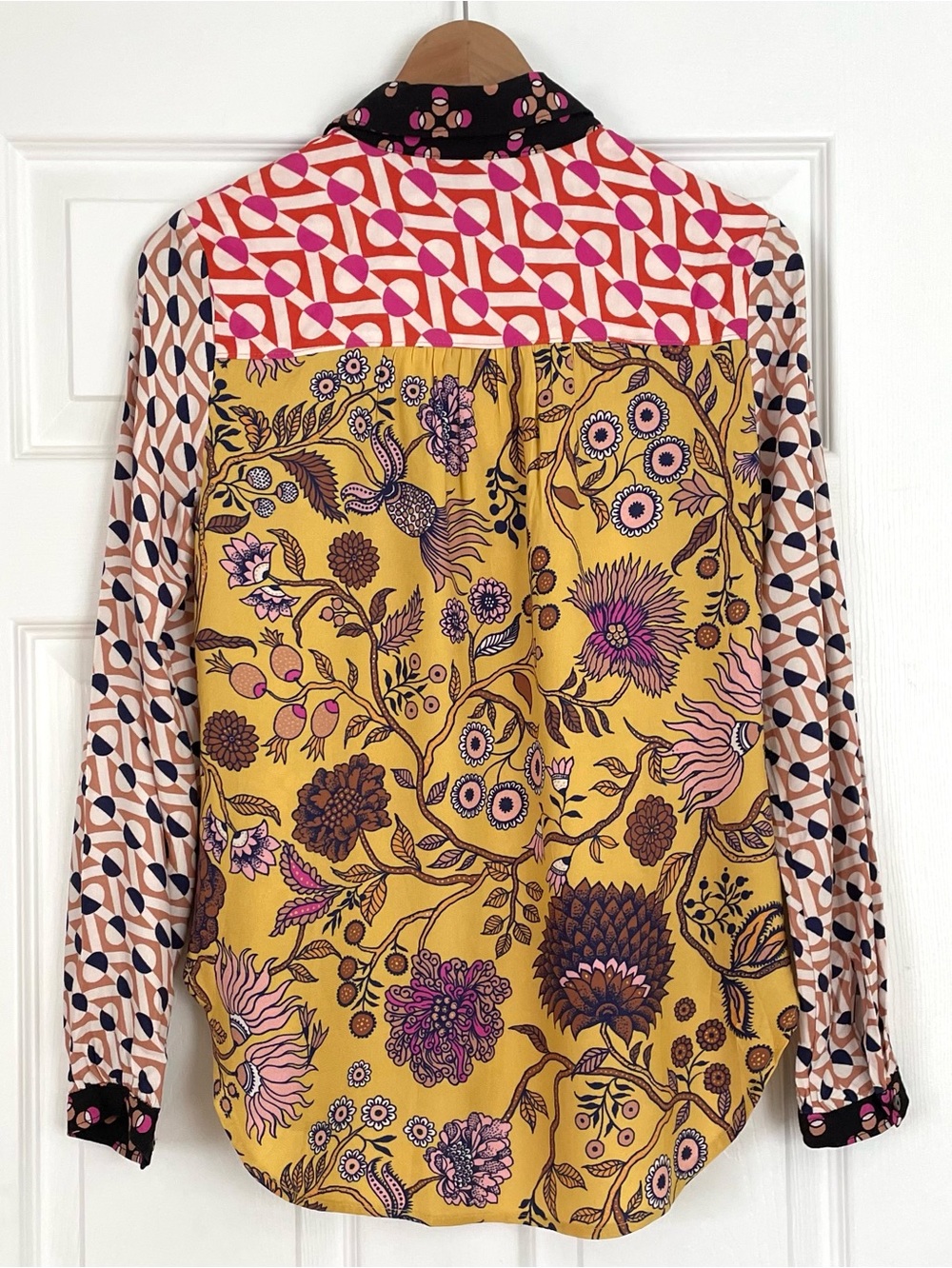 NWT Anthropologie Maeve  PAZ Button Down Blouse Size XXS - Picture 5 of 5